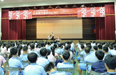 中市校園拒毒巡演　20校陸續演出